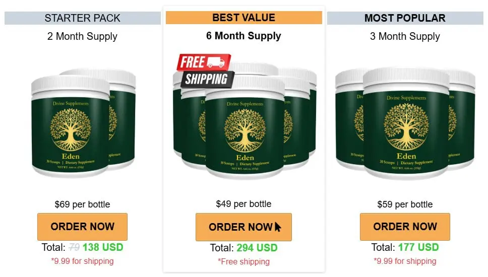 Eden Discount Price